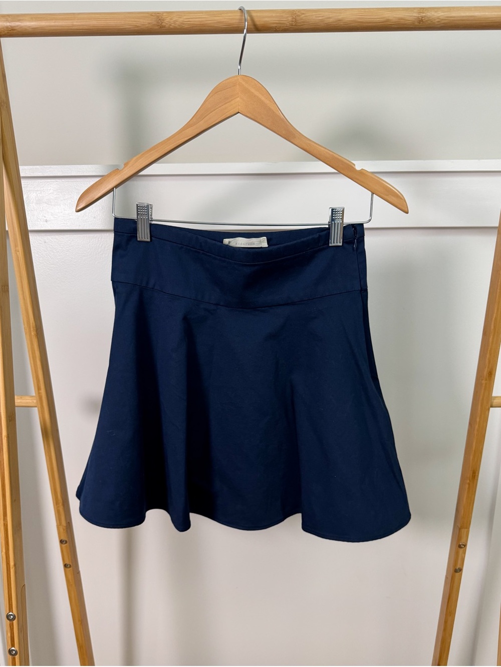 Everlane Navy Circle Skirt - Women's Flared Skater